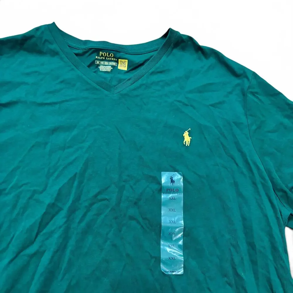 NWOT Polo Ralph Lauren Men’s Size XXL Green Short Sleeve Tee Pony Logo